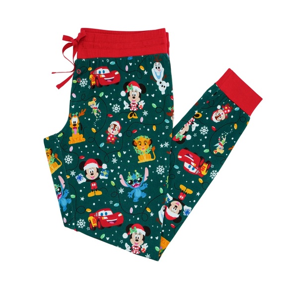 NWT LS Disney Holiday Mama Joggers - Picture 2 of 4